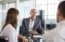 Financial advisor with clients